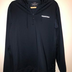Vineyard Vines Navy Blue Performance Hoodie